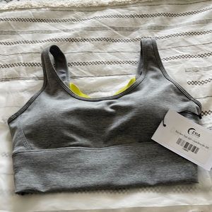 ZYIA GRAY NEON TAPE LIGHT N LUXE BRA